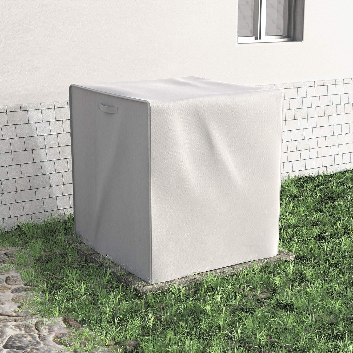 image:imageSimple Houseware Waterproof 245 x 245 Central Air Conditioner Cover for Outside Heavy Duty Cover32 x 32 x 36Inch
