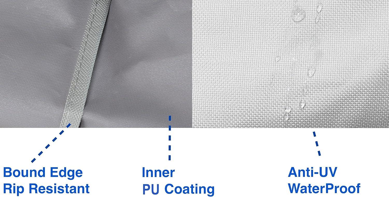 image:imageSimple Houseware Waterproof 245 x 245 Central Air Conditioner Cover for Outside Heavy Duty Cover385 x 385 x 402Inch