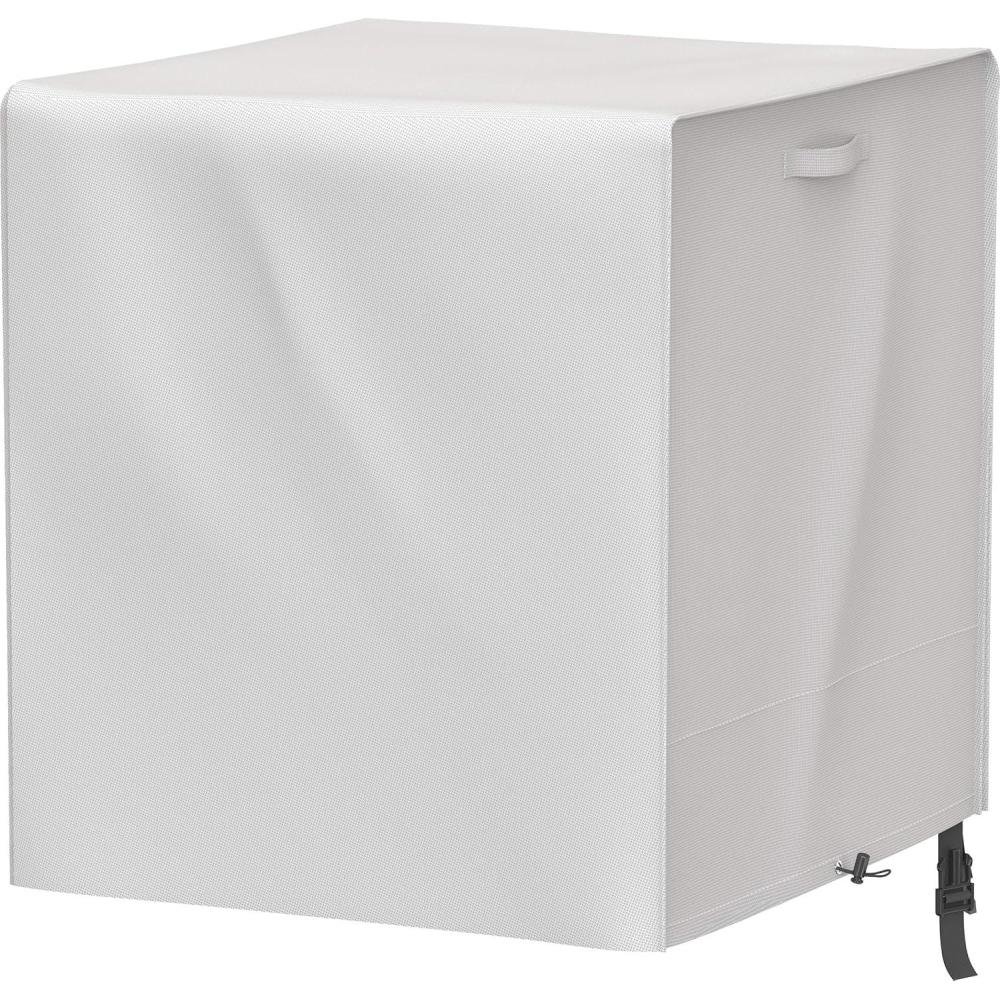 image:imageSimple Houseware Waterproof 245 x 245 Central Air Conditioner Cover for Outside Heavy Duty Cover32 x 32 x 36Inch