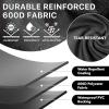 Simple Houseware 36 in. Griddle Flat Top Grill Cover with Support Pole, 600D Polyester Waterproof Compatible with Blackstone Griddle Cover