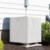 Simple Houseware Waterproof 24.5″ x 24.5″ Central Air Conditioner Cover for Outside, Heavy Duty Cover(24.5 x 24.5 x 30.2-Inch)