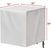 Simple Houseware Waterproof 24.5″ x 24.5″ Central Air Conditioner Cover for Outside, Heavy Duty Cover(32 x 32 x 36-Inch)