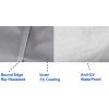 Simple Houseware Waterproof 24.5″ x 24.5″ Central Air Conditioner Cover for Outside, Heavy Duty Cover(32 x 32 x 36-Inch)