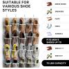 Simple Houseware 40 Large Clear Pockets Over The Door Hanging Shoe Organizer, Gray (75.4” x 27.25”)